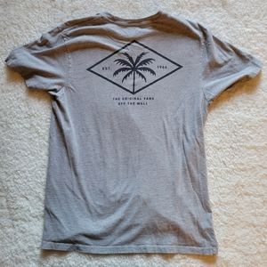 Vans Men's Medium Heather Gray Tee T-shirt